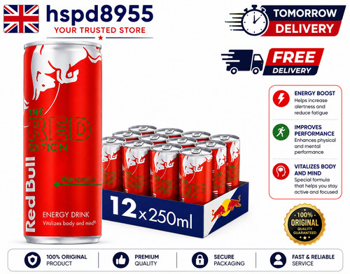 Red bull energy drink - red,