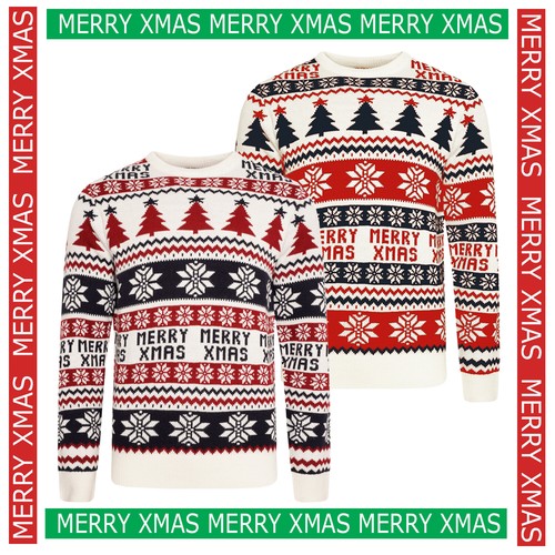 Mens christmas jumper xmas - mens,
