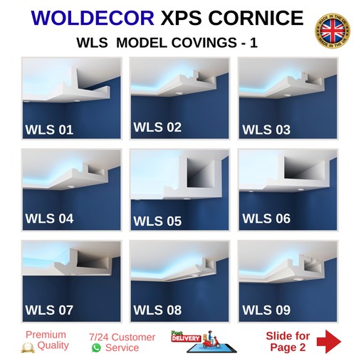 Coving cornice moulding - coving, led