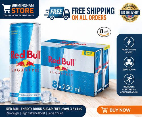Red bull energy drink - energy, sugar