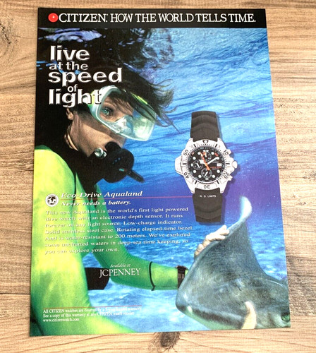 Citizen eco drive - eco, aqualand