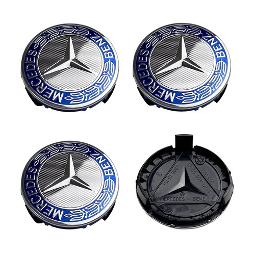 Mercedes blue alloy wheel - blue,