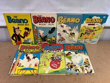 BUNDLE OF 7 x BEANO ANNUALS -