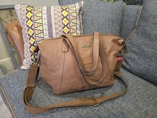 ​Storksak Tan Leather Baby