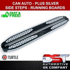 Plus Silver Running Board Side Steps For TOYOTA RAV4 (XA30) 2006-2012