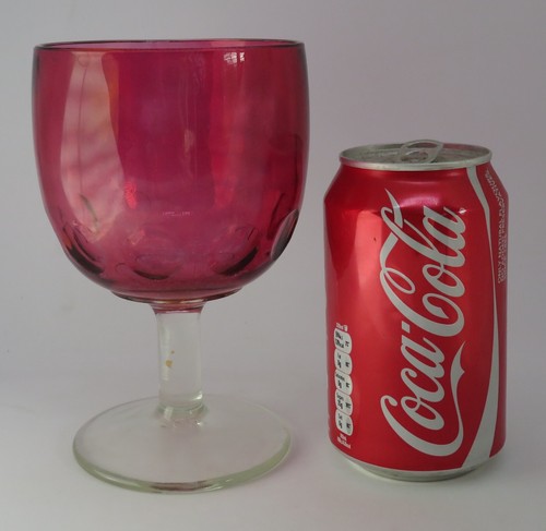 Cranberry glass vintage art - cranberry,