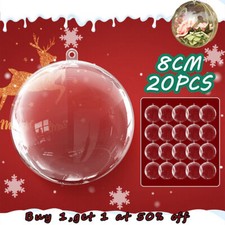 100PCS Clear Plastic Balls