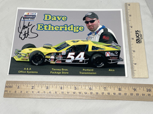 Autographed signed photo card - signed,