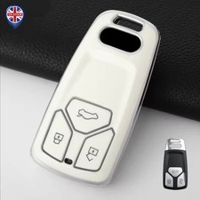 Key Fob Case Cover For AUDI A3 A5 A5 A6 A7 A8 Q2 Q3 Q5 Q7 C5 C6 RS SLINE TT SQ