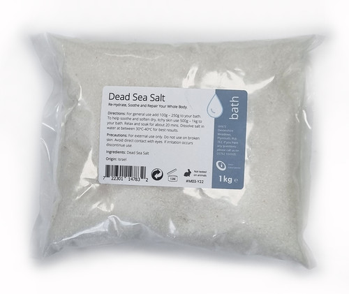 Pure dead sea salt 1kg - salt,