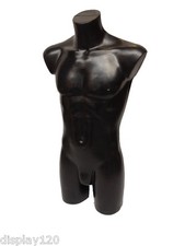 High Quality Black Male Mannequin Torso Body Form Sports Swimwear Display