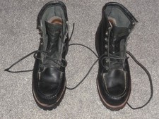 Mens black lace up chippewa