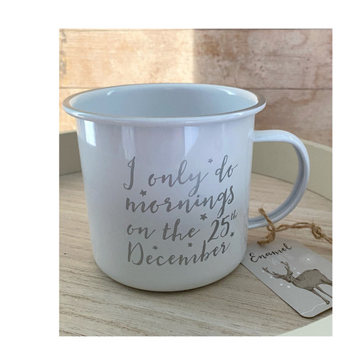 Christmas enamel mug - enamel, set,