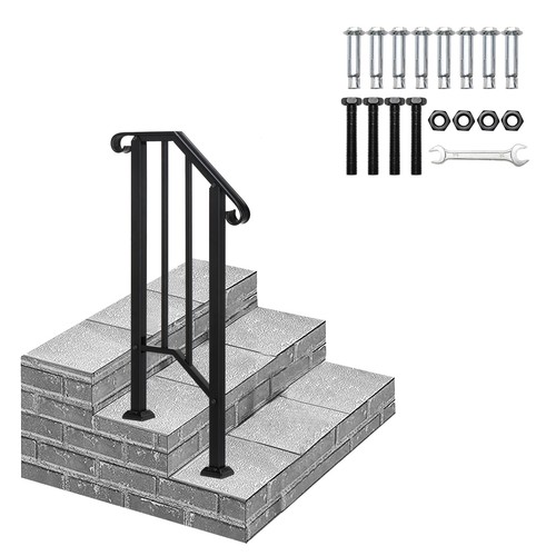 Iron handrail railing for - railing,