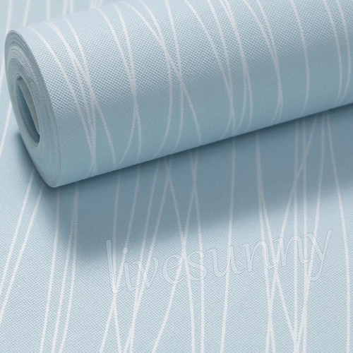 Blue grey wallpaper for living - blue,