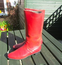 Tretorn vintage red wellie