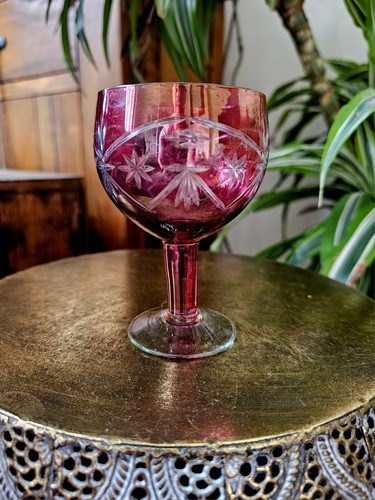 216 antique crystal ruby - -,