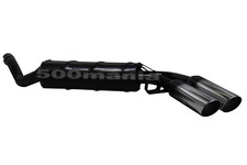 MARMITTA SPORTIVA PER FIAT 127 e SEAT 127 FURA - DOPPIO SCARICO CROMATO Ø 55 mm