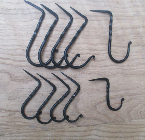 Rustic iron nail hooks hand - iron,