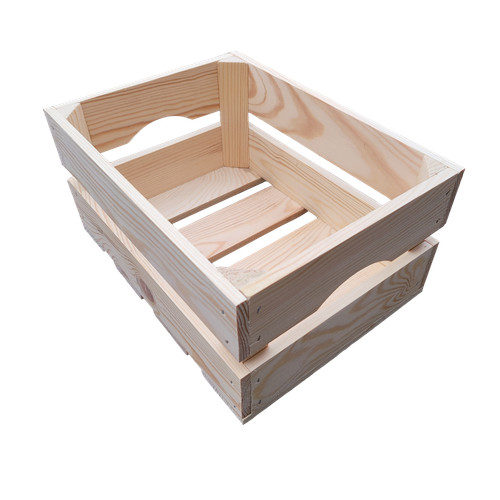 Wooden crate long made - wooden, 31