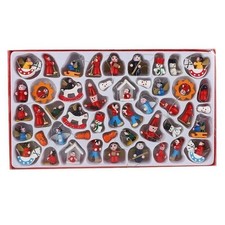 48 Pcs Traditional Wooden