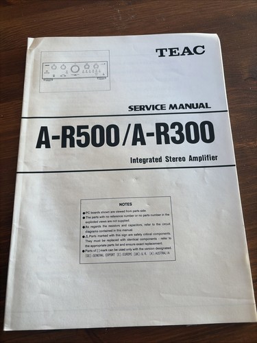 Teac r500 r300 stereo - a-r500/a-r300,