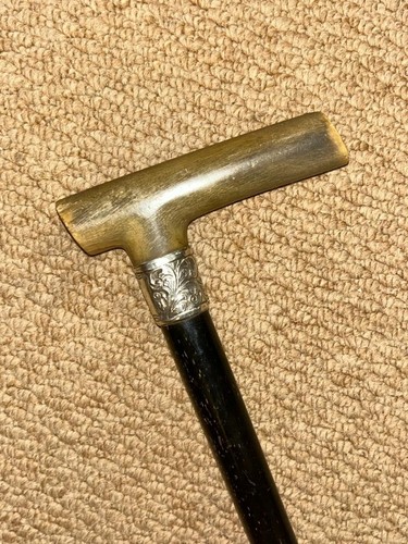 Antique walking stick cane - antique,