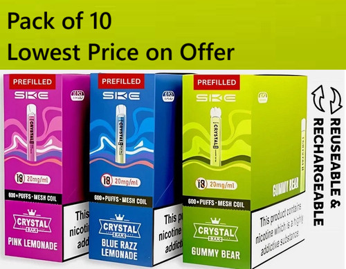 Crystal vape bar prefilled - vape,