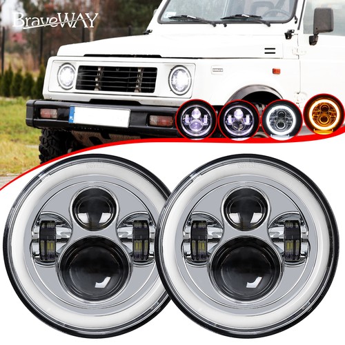 Pair inch led - 7, round