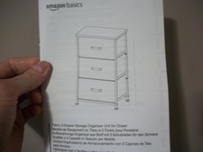 Fabric 3-Door Storage