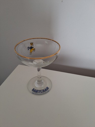 Vintage 1970s babycham glass - vintage,