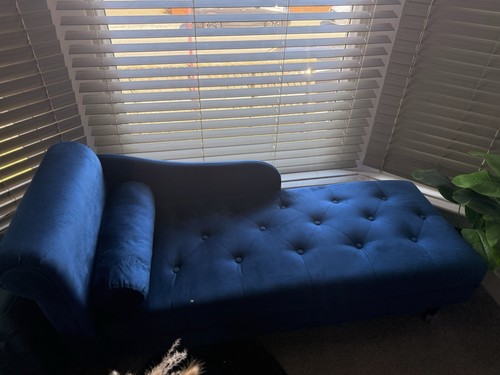 Navy blue velvet - velvet, lounge