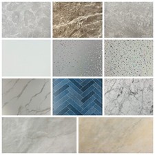 Large 1000mm Wide x 2.4m Shower Wet Wall Panels Bathroom Cladding PVC 10mm Thick