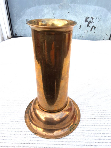 Antique solid brass trench art - antique,
