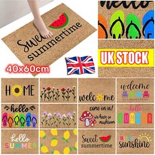 Doormat Funny Front Door Entrance Mat Hall Rug Indoor Outdoor Coir Non Slip Matt