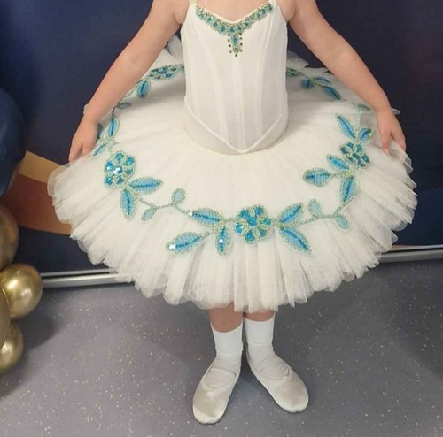 White pancake ballet tutu - ballet,