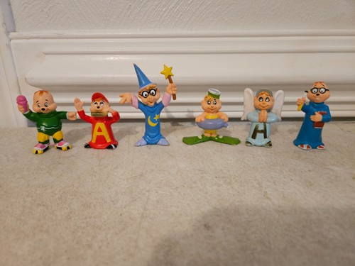Vintage chipmunks pvc figures - pvc,