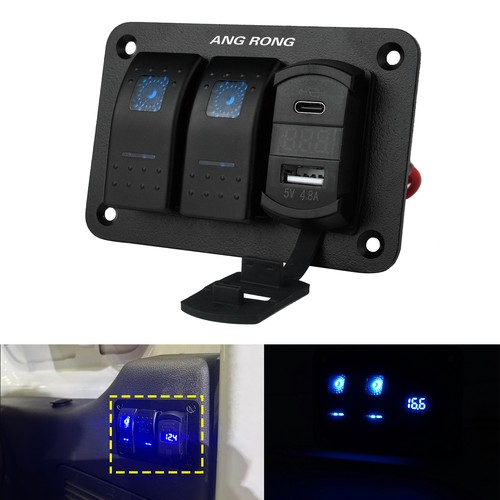 Gang 24v led light rocker - 2,