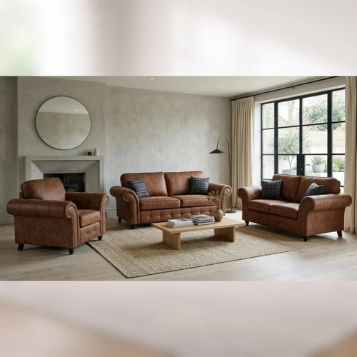 Oakland luxury leather sofa - oakland,