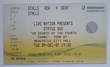 STATUS QUO CONCERT TICKET STUB