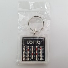 Vintage Texet Lucky Lotto Shake & Win 90's Keyring Lottery Number Picker Sealed