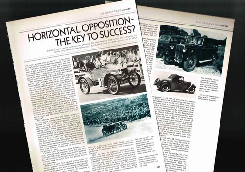 Jowett cars auto article - jowett,