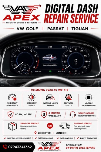 Repair service dashboard - *repair, vw