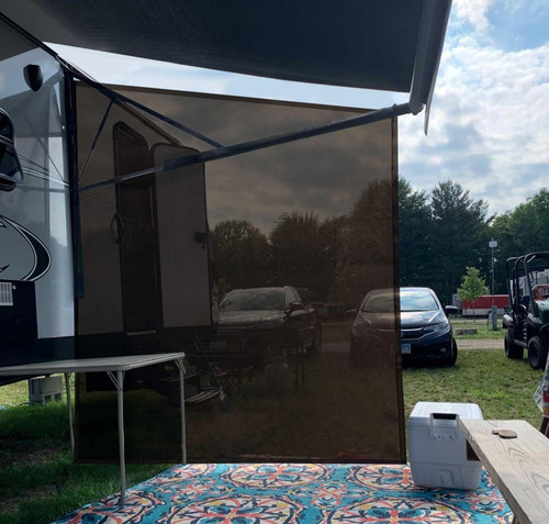 Awning side sun shade - side,