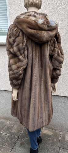 Real fur coat - coat, coloured