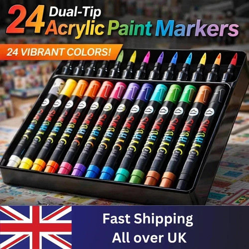 Acrylic paint pens - acrylic, 24