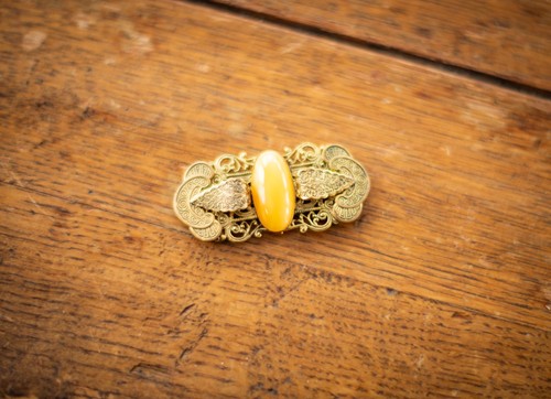 Antique small gilt nurses - small,