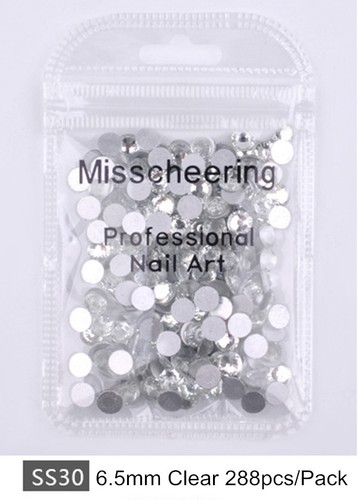 Crystal clear rhinestone - ab,
