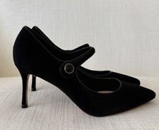 L K Bennett Monica Black Suede