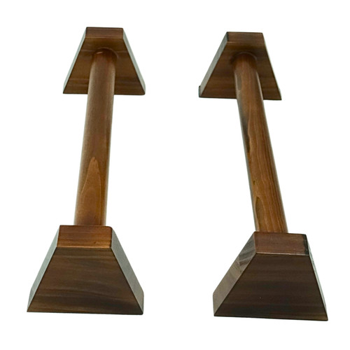 British wooden parallettes - wooden,